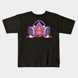 Half Face Mask Kids T-Shirt